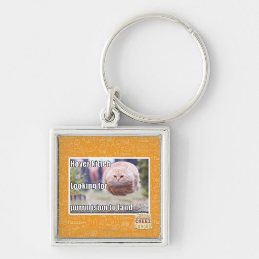 Hang kitteh sleutelhanger (Voorkant)