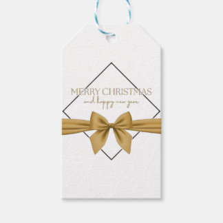 Hang labels voor MerryChristmas en gelukkig nieuwj Cadeaulabel