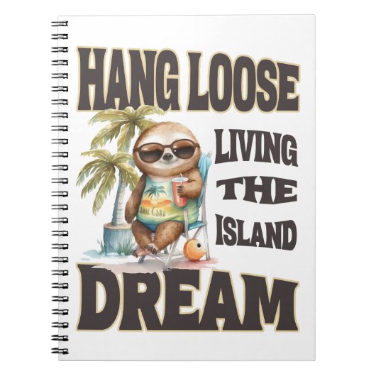 Hang Loose Island Dream Notitieboek (Voorkant)