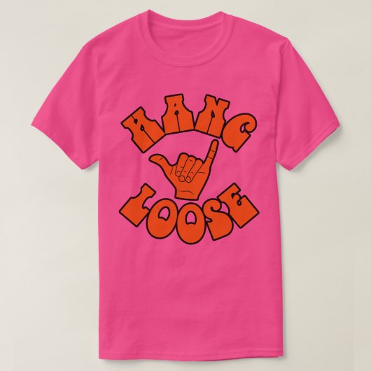 Hang Loose Shaka Surfing Sign Hawaii Design T-shirt (Design voorkant)