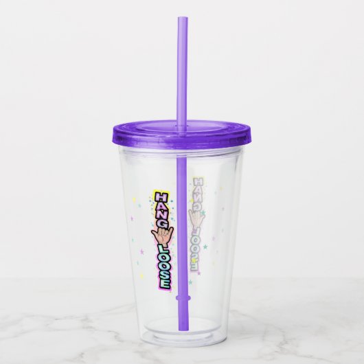 Hang los acryl drinkbeker (Voorkant)