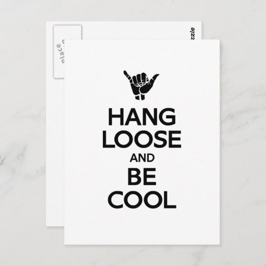 Hang los briefkaart (Voorkant / Achterkant)