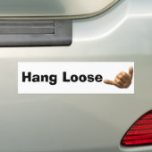 Hang los bumpersticker (Op auto)