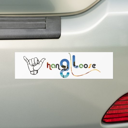Hang los Bumpersticker (Op auto)