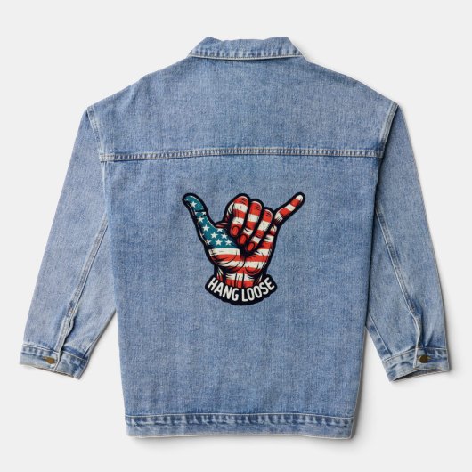 Hang los denim jacket (Achterkant)