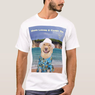 Hang los en draai op het gele Shirt van de Lab Lov