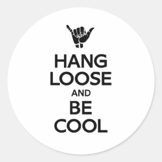 Hang los ronde sticker