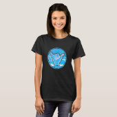 Hang los Surf van de hand van Shaka Aloha met ocea T-shirt (Voorkant volledig)