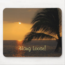 Hang Losse Tropische Sunset Mousepad op