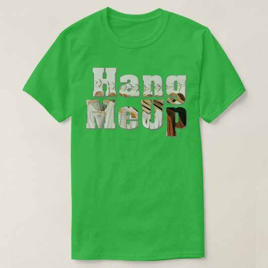 Hang me op t-shirt (Design voorkant)