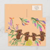 Hang met het Koala beren Briefkaart (Voorkant / Achterkant)