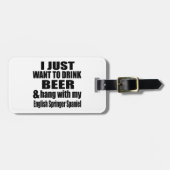 Hang met mijn Engelse Springer Spaniel Bagagelabel (Voorkant horizontaal)