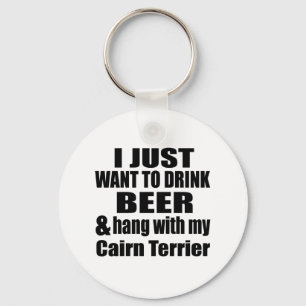 Hang met Mijn Steenhoop Terrier Sleutelhanger