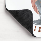 Hang mijn laarzen muismat (Hoek)