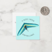 Hang Notitiekaartje (Voorkant / Achterkant in situ)