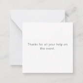 Hang Notitiekaartje (Achterkant)