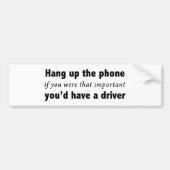 Hang omhoog de telefoon bumpersticker (Voorkant)