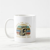 Hang On Let Me Overthink This Funny Raccoon Sarcas Koffiemok (Links)