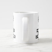 Hang on Let me overthink this Latte Mug Grote Koffiekop (Achterkant)