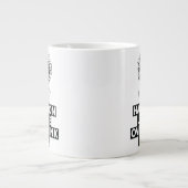Hang on Let me overthink this Latte Mug Grote Koffiekop (Voorkant)