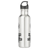 Hang on Let me overthink this Latte Mug Waterfles (Voorkant)