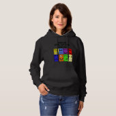 Hang on , let me put my game face on hoodie (Voorkant volledig)