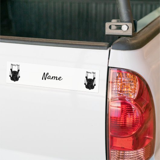 Hang op Black Cat Thunder_Cove Bumpersticker (Op Truck)