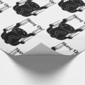 Hang op Black Cat Thunder_Cove Cadeaupapier (Hoek)