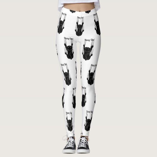 Hang op Black Cat Thunder_Cove Leggings (Voorkant)