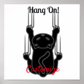 Hang op Black Cat Thunder_Cove Poster (Voorkant)