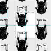Hang op Black Cat Thunder_Cove Stof (Delen)