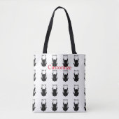 Hang op Black Cat Thunder_Cove Tote Bag (Voorkant)
