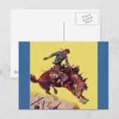 Hang op Cowboy Briefkaart (Voorkant / Achterkant)