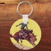 Hang op Cowboy Sleutelhanger (Voorkant)