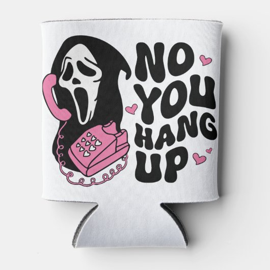 "Hang op" Ghostface Horror Fan Gift Blikjeskoeler (Voorkant)