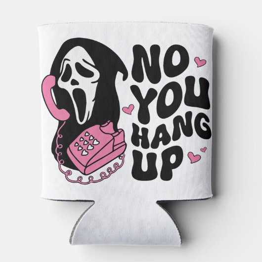 "Hang op" Ghostface Horror Fan Gift Blikjeskoeler (Achterkant)