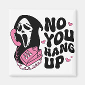"Hang op" Ghostface Horror Fan Gift Magneet (Voorkant)