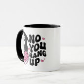 "Hang op" Ghostface Horror Fan Gift Mok (Voorkant links)