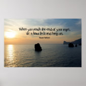 Hang op Inspirerend Poster afdrukken (Voorkant)