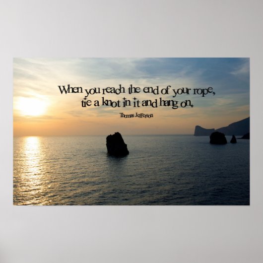 Hang op Inspirerend Poster afdrukken (Voorkant)