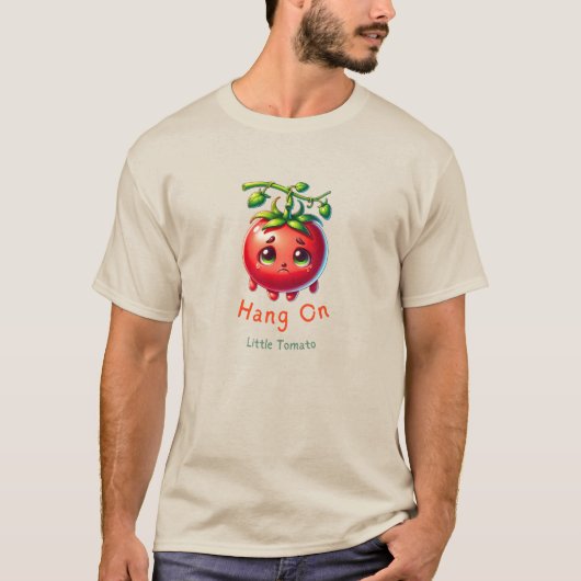 Hang op Little Tomato T-Shirt, Tomato Lover Gift, T-shirt (Voorkant)