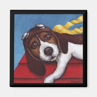 Hang op vliegende aas in training magneet