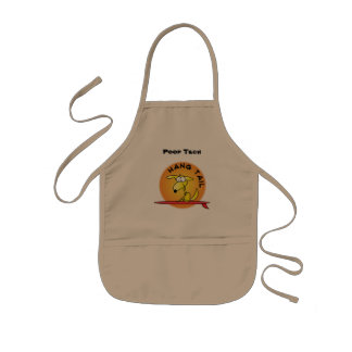 Hang Tail Kinder Bib "Poop Tech" Schort