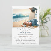 Hang Ten Graduation Party Ride de golf van succes Kaart (Staand voorkant)