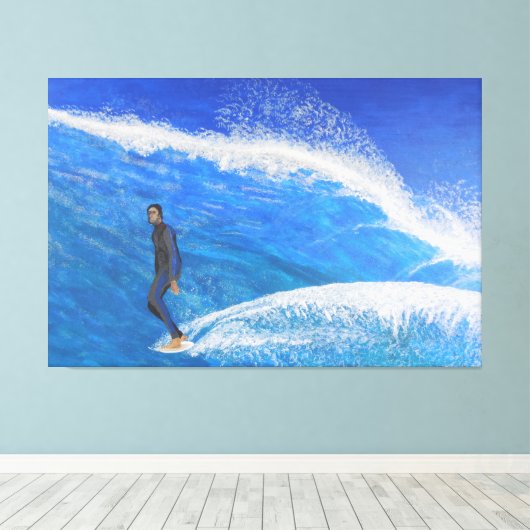 Hang tien canvas afdruk (Insitu (Houten vloer))