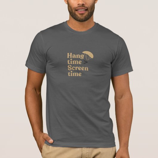 Hang tijd is groter dan schermtijd! t-shirt (Voorkant)