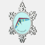 Hang Tin Sneeuwvlok Ornament (Rechts)