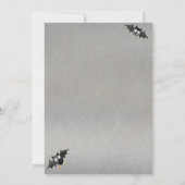 Hang uit met de Bats Halloween Party Invitation Kaart (Achterkant)