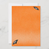 Hang uit met de Bats Halloween Uitnodiging (Achterkant)