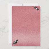 Hang uit met de Bats Halloween Uitnodiging (Achterkant)